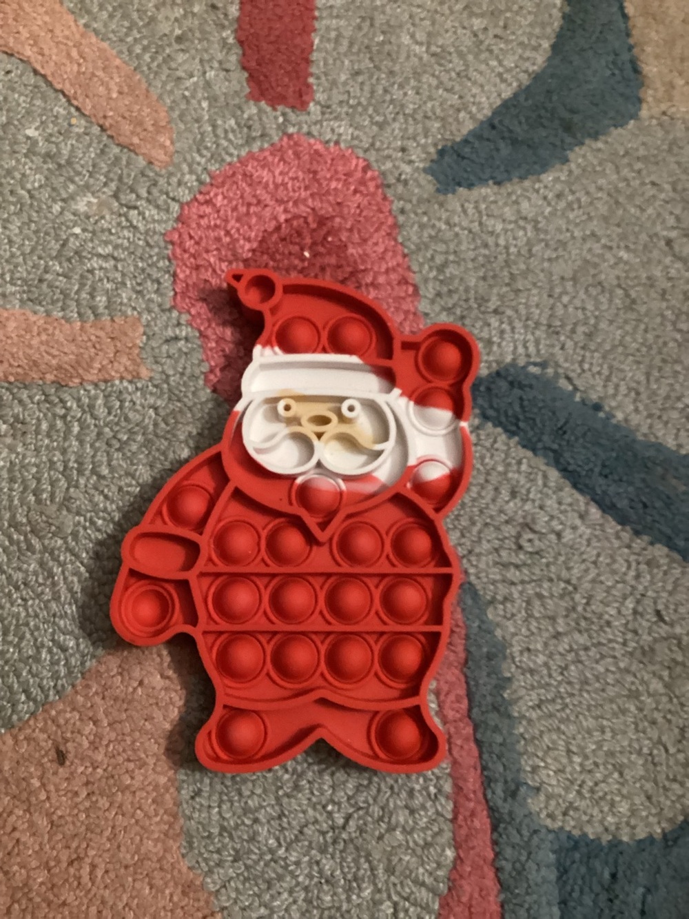 Red Santa Pop-It Sensory Fidget Toy - Kids
